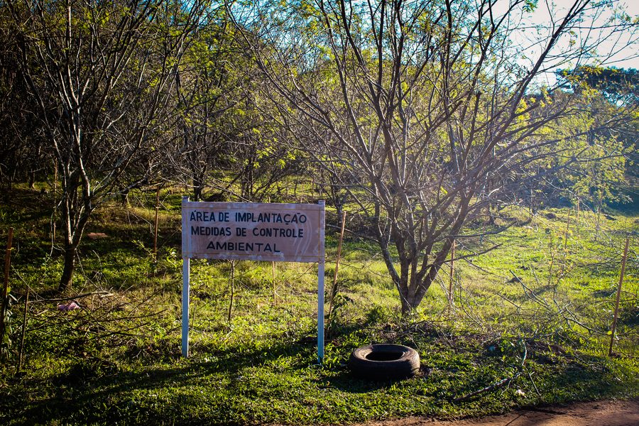 Recuperação de APP hídrica em mineração de areia